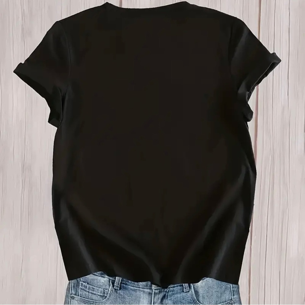 Queen graphic Black‎ & Silver shimmery T-shirt. New - Picture 5 of 8